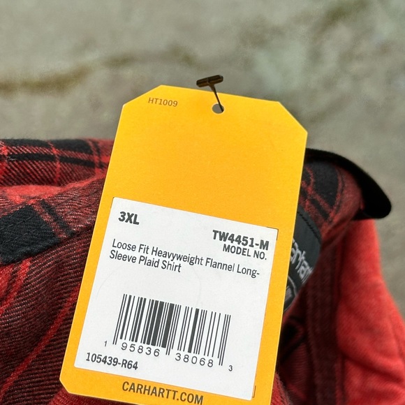 CARHARTT LOOSE FIT HEAVYWEIGHT FLANNEL SHIRT 3XL - Picture 7 of 7